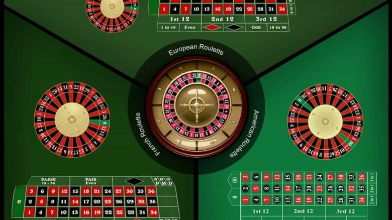 Bàn đặt cược khi tham gia chơi roulette v9bet